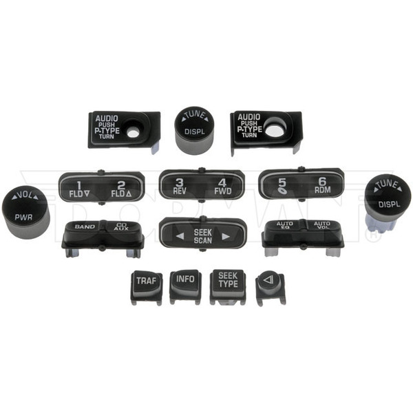 Motormite Radio Button Assortment, 76822 76822